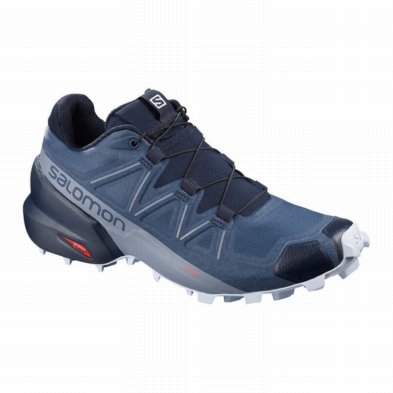 SALOMON SPEEDCROSS 5 Philippines - Women's Trail Running Shoes - Navy | 956174-VML